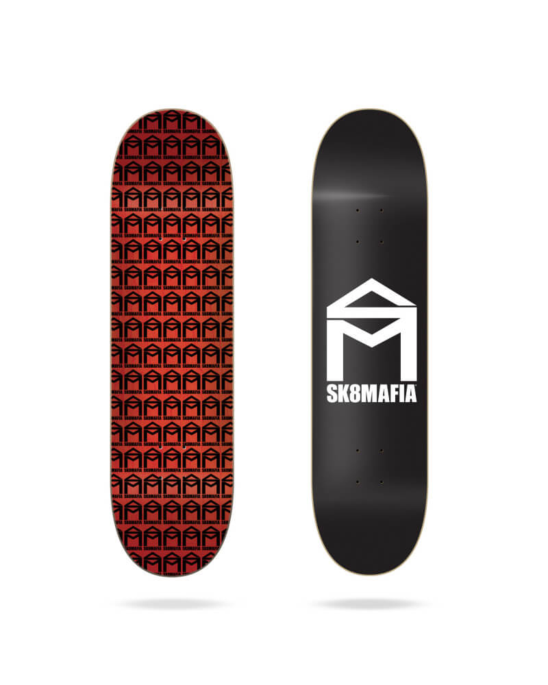 SK8MAFIA House Logo Black 8,0 Skateboard Deck
